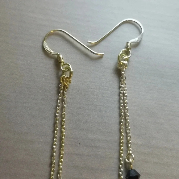 Dangle  925 earrings - Picture 2 of 3